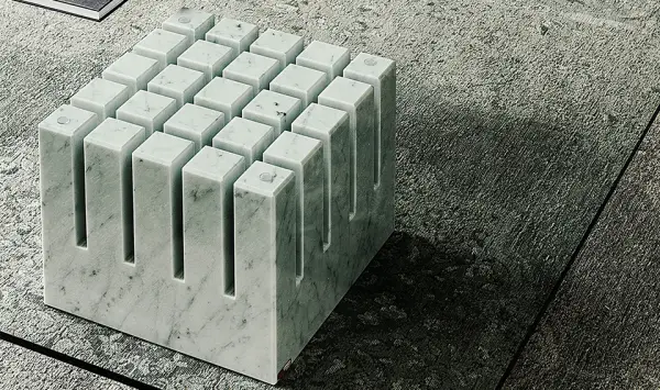 Mesa de centro mármol Scacco Cattelan