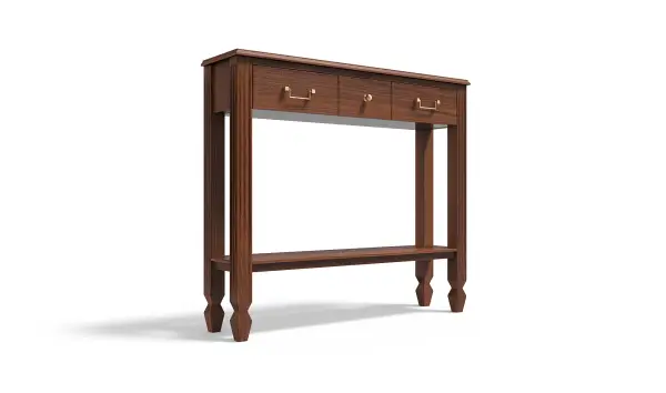 Consola 3 cajones colonial Brookling