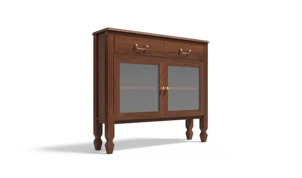Mueble de entrada 2 puertas colonial Brookling