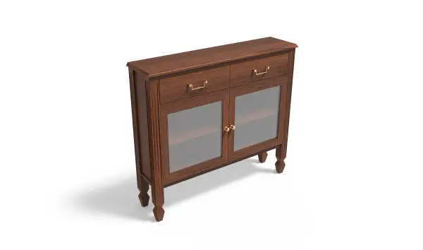 Mueble de entrada 2 puertas colonial Brookling