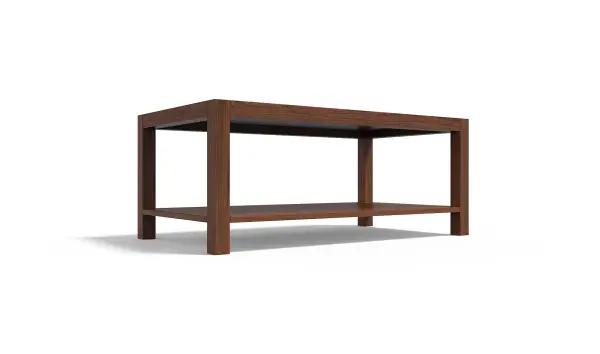 Mesa de centro madera castaño Staten Island