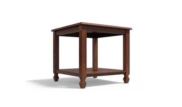 Mesa de rincón castaño Brookling