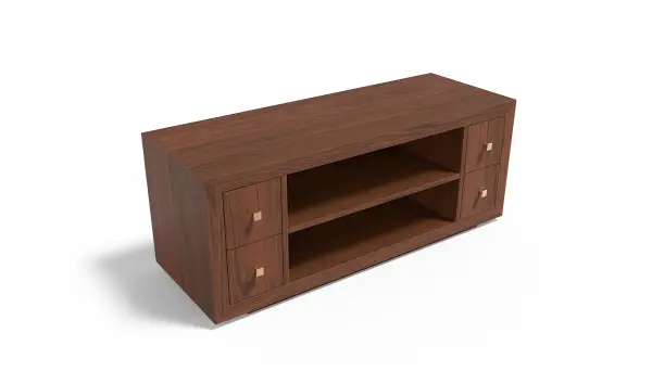 Mueble tv 4 cajones castaño Long Island