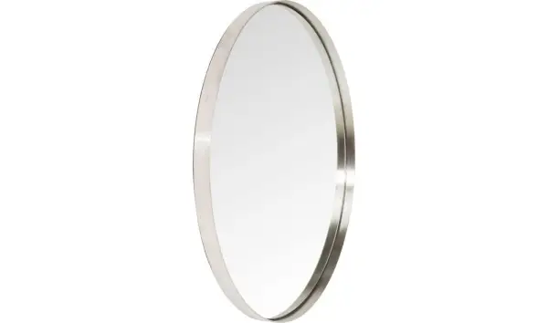 Espejo Curve Round Stainless Steel