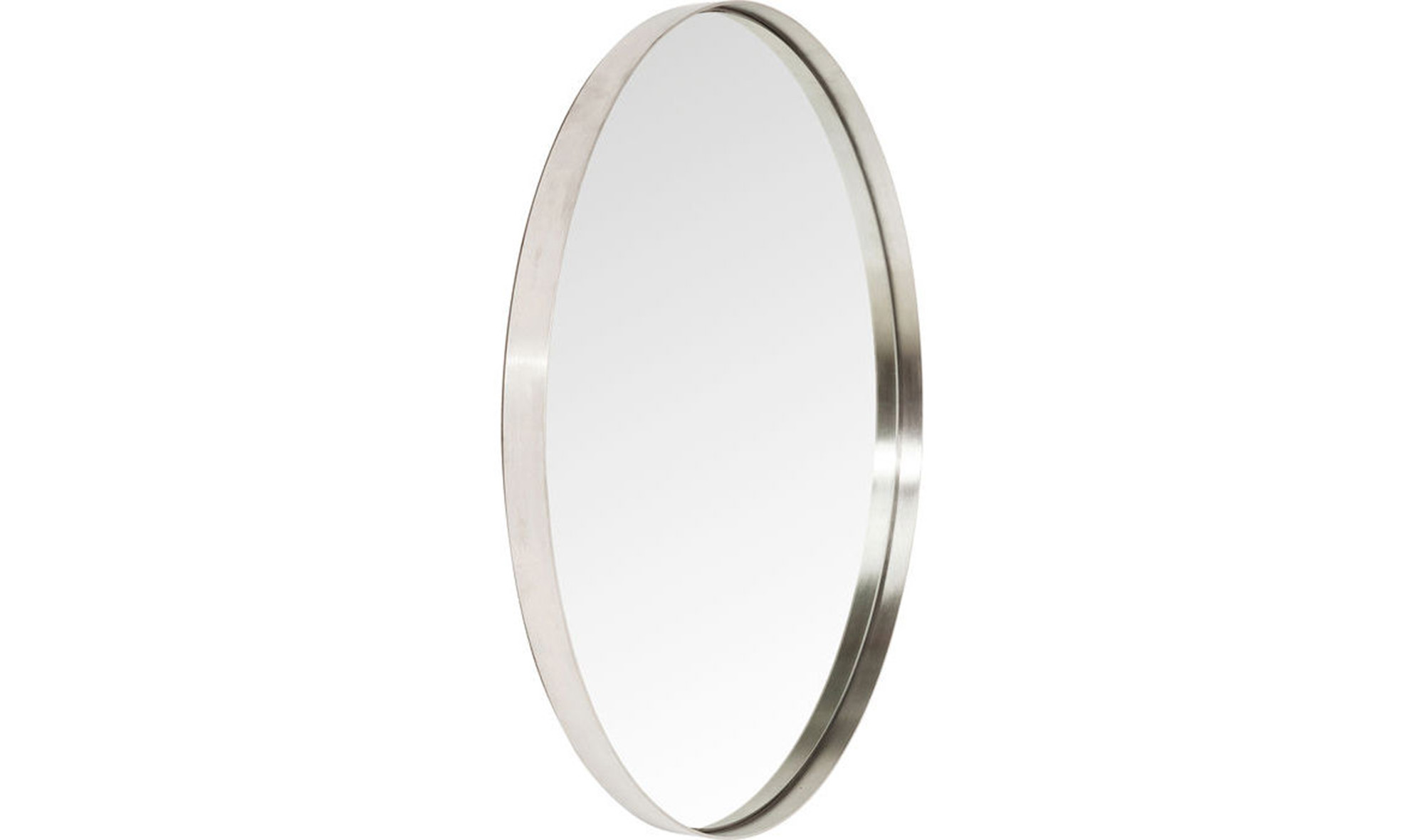 Espejo Curve Round Stainless Steel