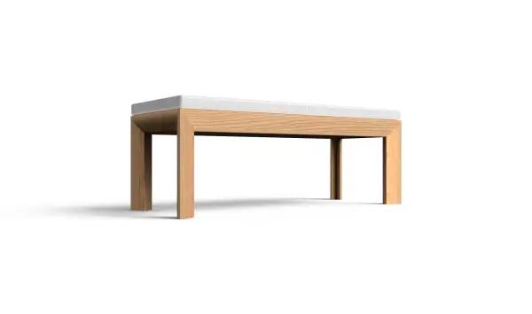 Pie de cama moderno James