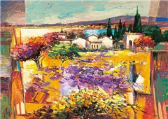 Cuadro canvas estate mediterranea