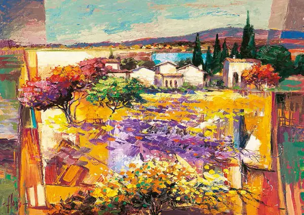 Cuadro canvas estate mediterranea
