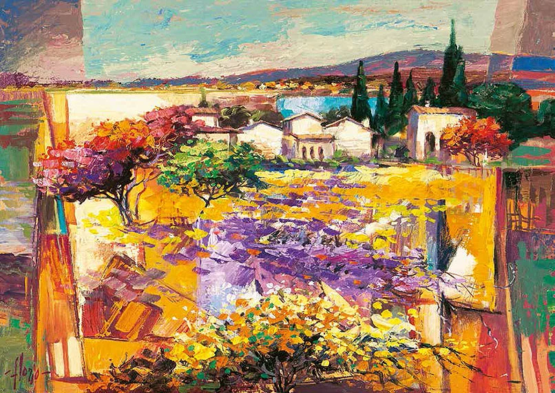 Cuadro canvas estate mediterranea