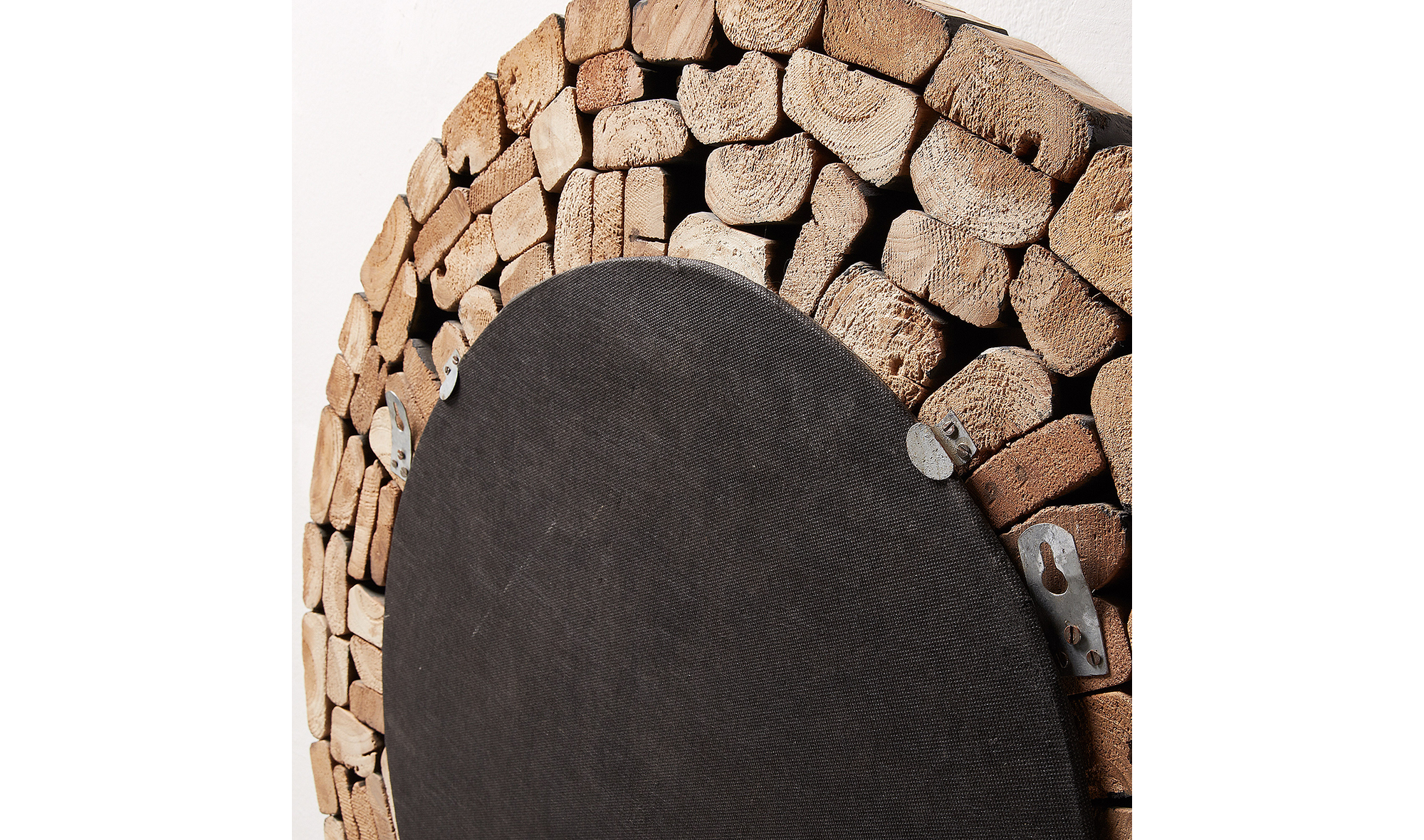 Espejo madera reciclada Ellipse