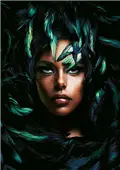 Cuadro canvas shimmering goddess