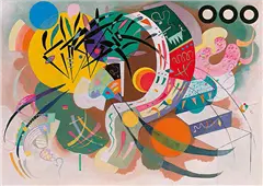 Cuadro canvas dominant curve kandinsky