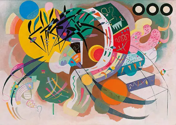 Cuadro canvas dominant curve kandinsky