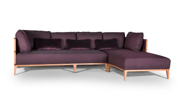 Sofá con chaise longue Gebrüder Thonet Promenade