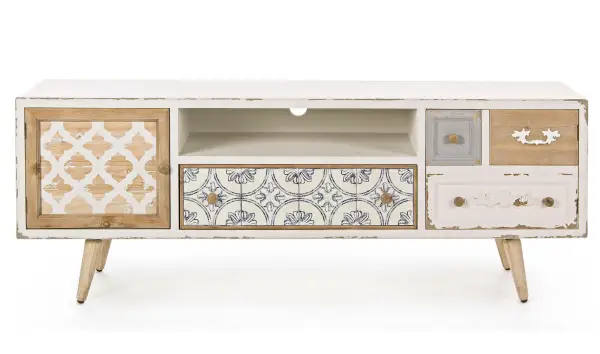 Mueble tv 5 cajones vintage Aurelie