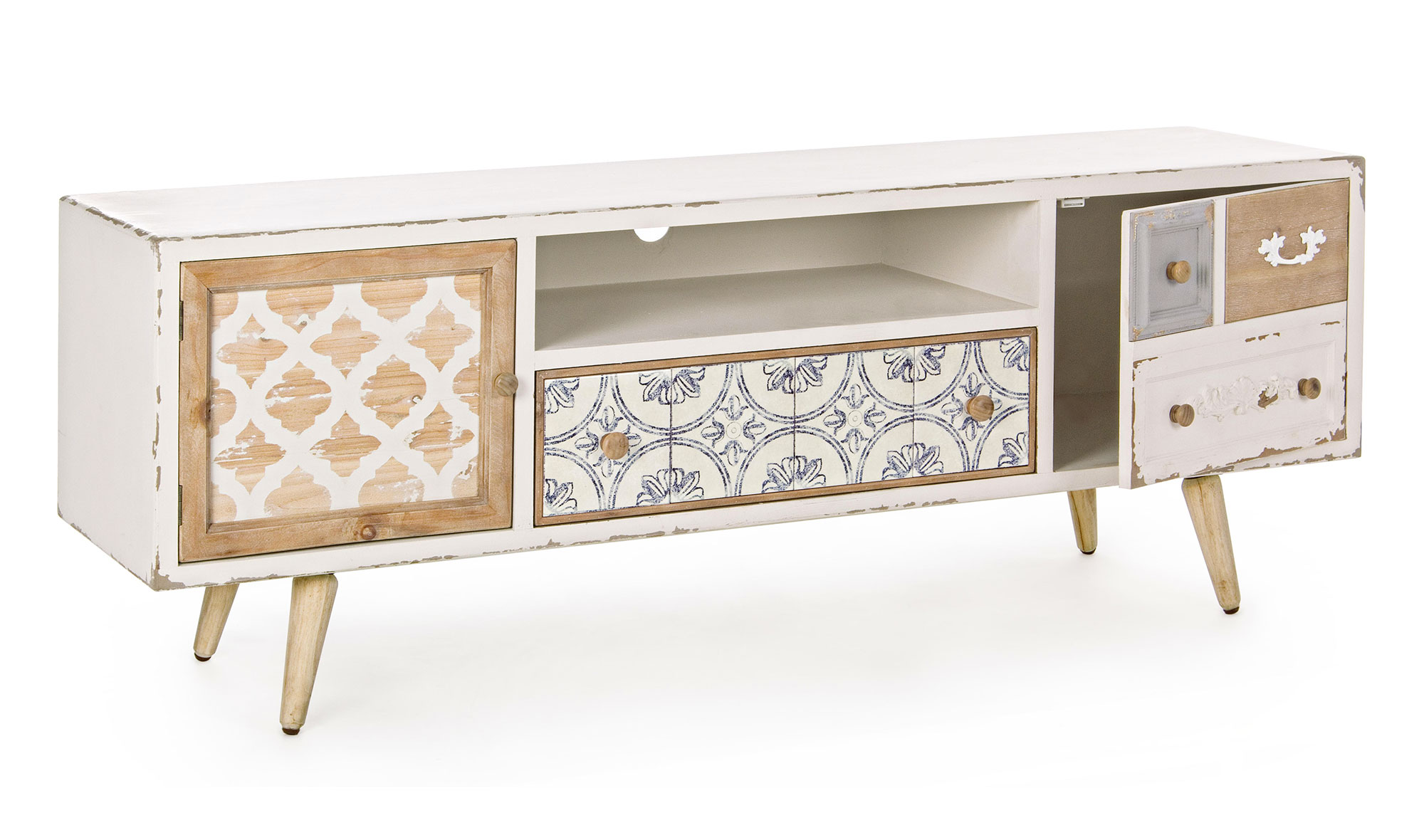 Mueble tv 5 cajones vintage Aurelie
