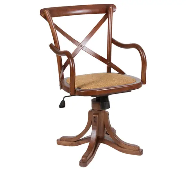 Silla de oficina respaldo en cruz