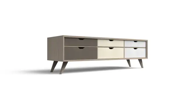 Mueble TV nórdico Aken