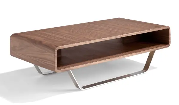 Mesa de centro nogal y acero Lyngen