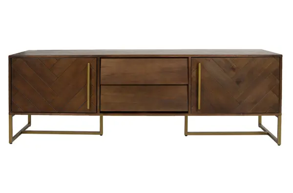 Mueble tv 2 puertas vintage Bruno