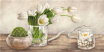 Cuadro canvas flores arrangement with tulips Cuadro canvas flores arrangement with tulips