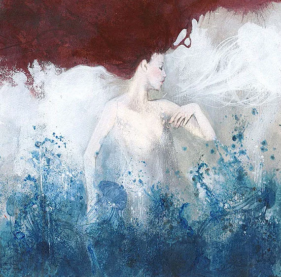 Cuadro canvas posado mermaid