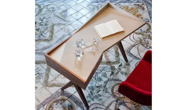 Mesa de escritorio nogal Zenli
