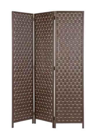 Biombo 3 hojas Jorah marrón