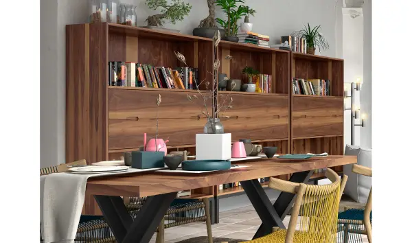 Librería 2 cajones industrial Loft