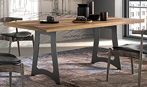 Mesa de comedor industrial Loft Mesa de comedor industrial Loft