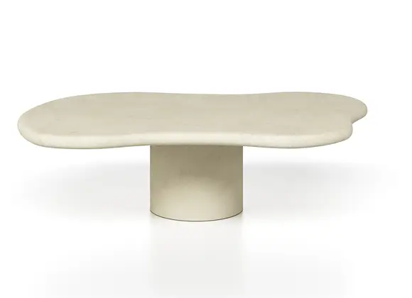 Mesa de centro microcemento natural Indo