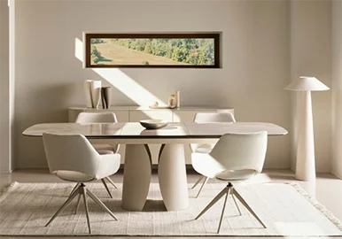 Mesa de comedor extensible Ardis beige Mesa de comedor extensible Ardis beige
