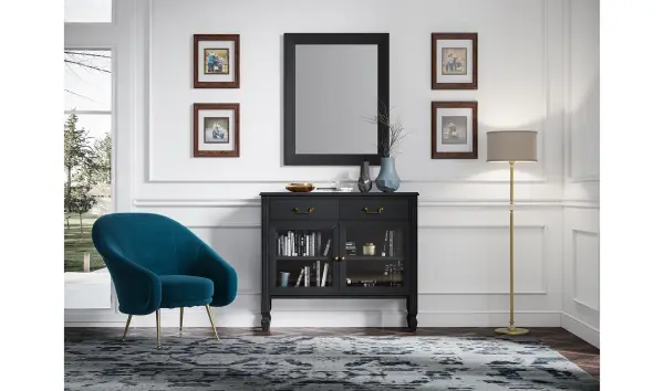 Mueble de entrada 2 puertas colonial Brookling