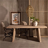 Mesa comedor madera de pino natural