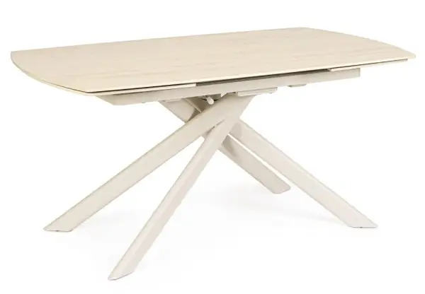 Mesa de comedor extensible porcelánico Novux
