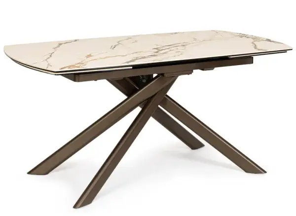 Mesa de comedor extensible porcelánico Jova