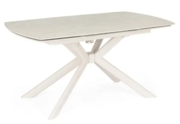Mesa de comedor extensible porcelánico Mody