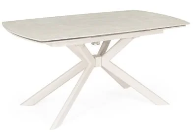 Mesa de comedor extensible porcelánico Mody
