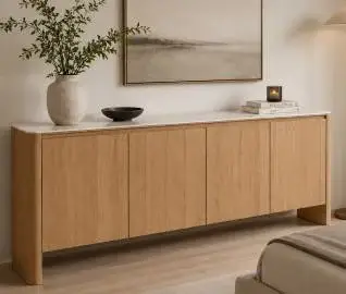 Aparador madera de 4 puertas Kiku