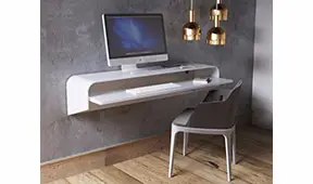 Consola convertible en mesa de escritorio Hermi