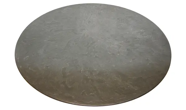 Mesa de comedor redonda microcemento y metal Valyria