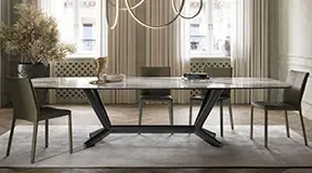 Mesa de comedor keramik Planer Cattelan