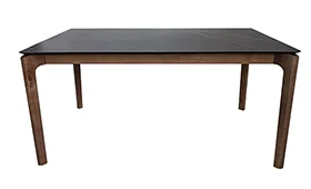 Mesa de comedor extensible porcelánico de 160 Jovik Mesa de comedor extensible porcelánico de 160 Jovik