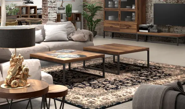 Mesa de centro industrial Loft
