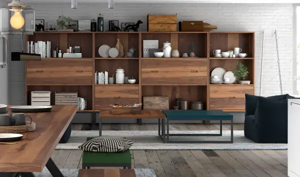 Mesa de centro industrial Loft