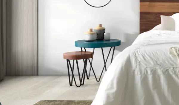 Mesa de rincón industrial Loft