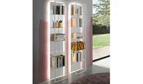 Librería metal lacada Sheldy Librería metal lacada Sheldy