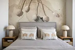 Cabecero de diseño Serenità acolchado