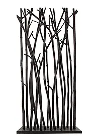 Biombo nórdico Ali negro Biombo nórdico Ali negro