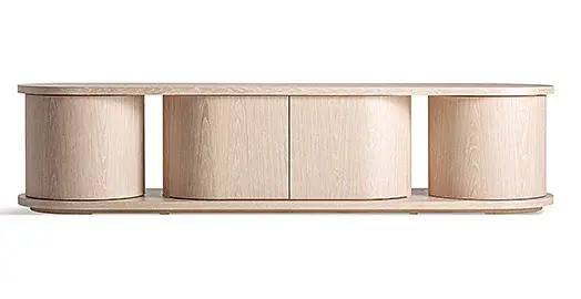 Mueble tv orgánico madera natural Kharj Mueble tv orgánico madera natural Kharj